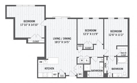 Floor plan at Jack Flats by Windsor, Massachusetts, 02176